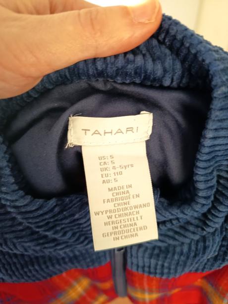 Chlapčenská karovaná vesta, 110