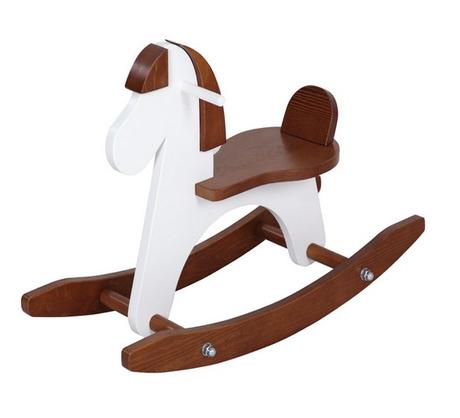 Hojdací koník rafal béžovo-orechová,