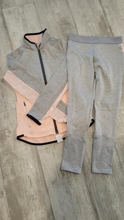 Dievčenská sportova súprava top stav, decathlon,140