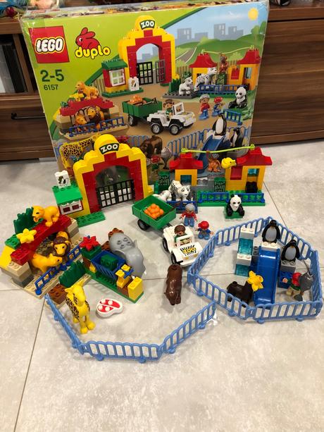 Veľká sada lego duplo zoo safari a dodávka,