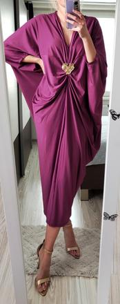 Elegantné voľné šaty, xxl