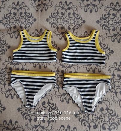 Dievčenské plavky zn.lupilu veľ.110-116, lupilu,110