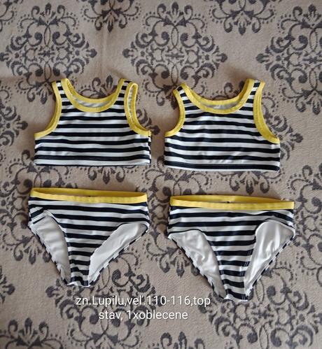 Dievčenské plavky zn.lupilu veľ.110-116, lupilu,110
