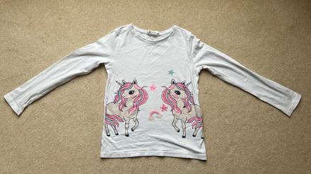 Tričko jednorožec unicorn, h&m,122