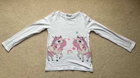 Tričko jednorožec unicorn, h&m,122