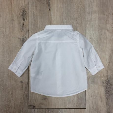 Košeľa biela chlapčenská h&m č.68, 4-6m, h&m,68