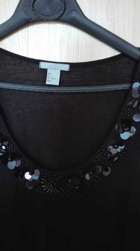 Tielko s flitrami, h&m,l
