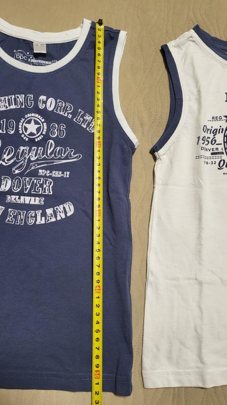 2ks chlapčenské tielka velk. 128/134, bonprix,128