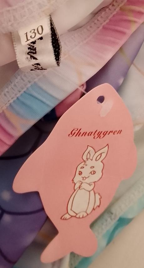 3 set plavecký morská víla viacfarebná, 130 cm, 134