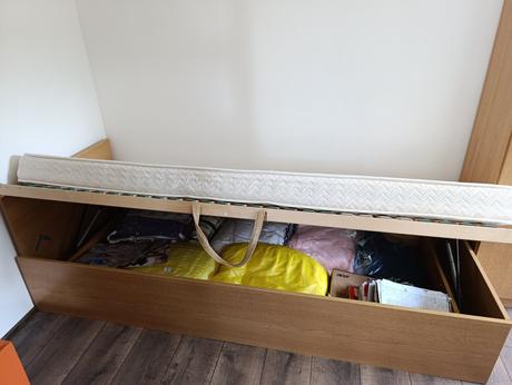 Posteľ s úložným priestorom, šírka (cm): 80,dĺžka (cm): 200