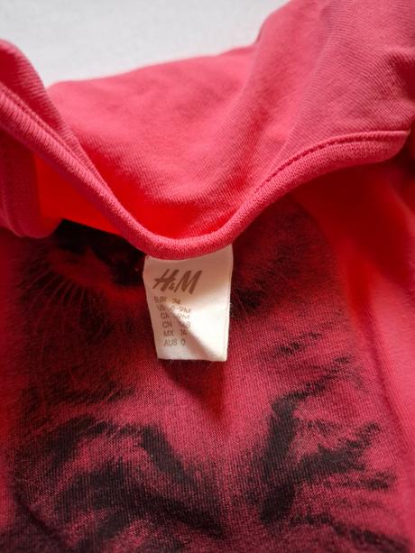 Tričko a body 74, h&m,74