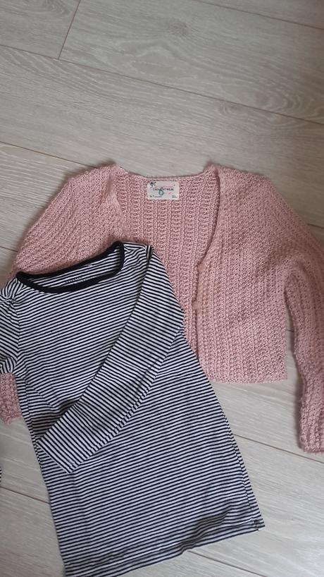 Svetrik a tricko,cena z post., zara,116