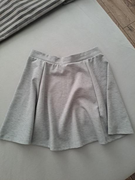 Siva teplakova mini sukna, m