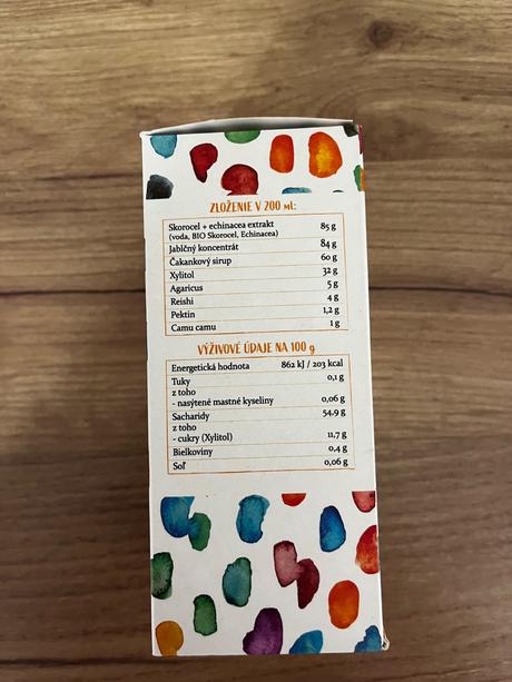 Detsky sirup na podporu imunity serafinko, 