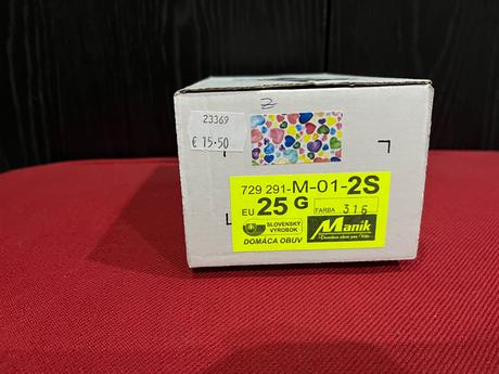 Papucky manik 25, manik,25