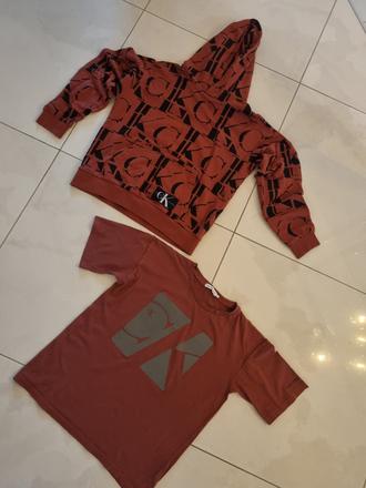 Mikina a tričko ck 12y, 140–152