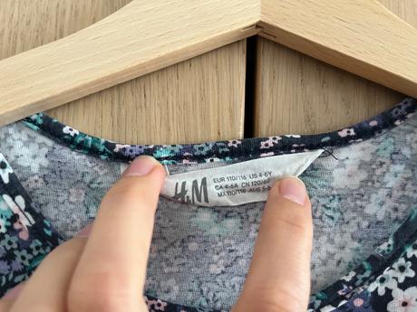 Šaty bez rukávov vel. 110/116, h&m,110