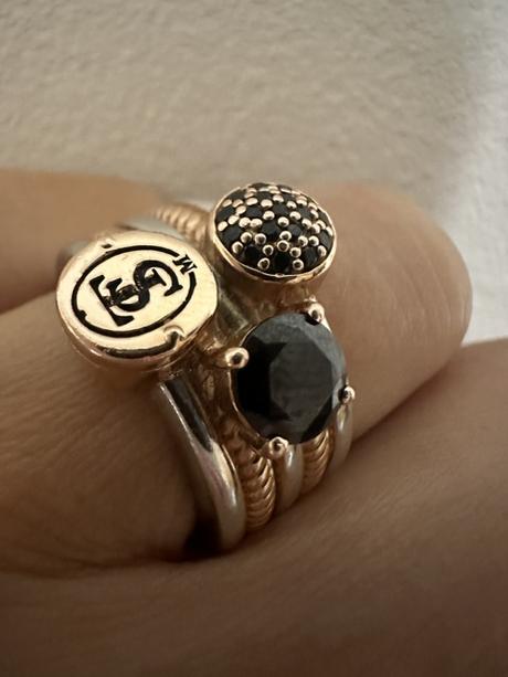 Prsteň so striebra a pozlátením gold rose ti sento,