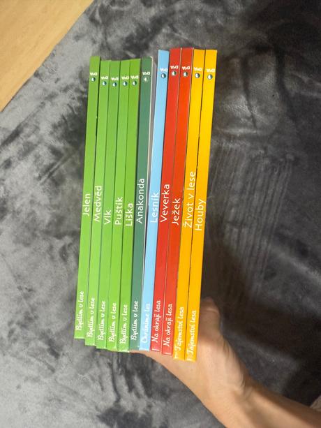 Knihy bydlim v lese,na okraji lesa, 