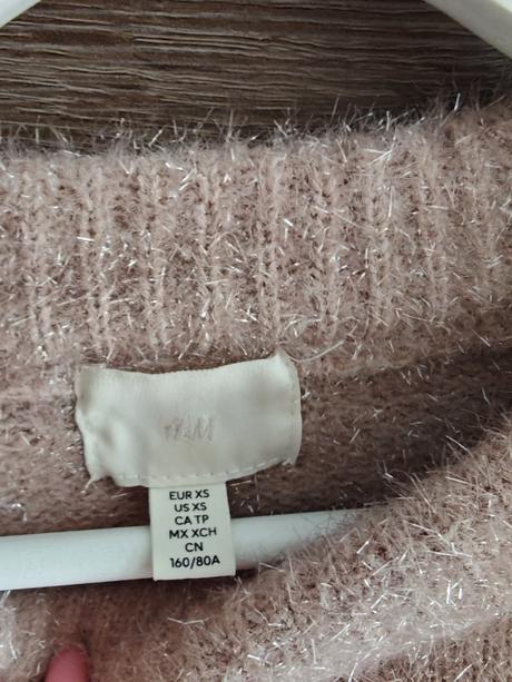 Crop top pulóver, h&m,xs