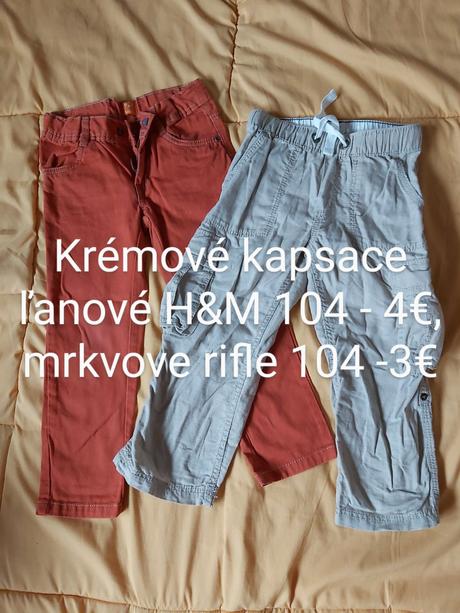 Oblečenie veľkosť 104, 104–116