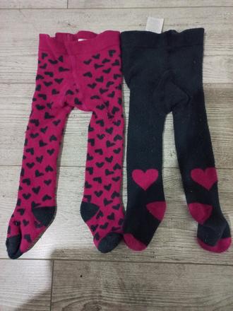 Pančuchy hrubšie 2ks tchibo 74/80, tchibo,74