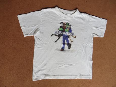 Tričko s obrázkom "príšerákovci" - veľ. 122, 122