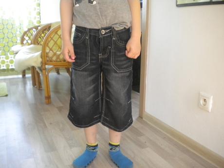 Riflové 3/4 dutch jeans, 128