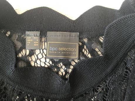 Čipkované tričko/ pulóver 40/42, bonprix,42