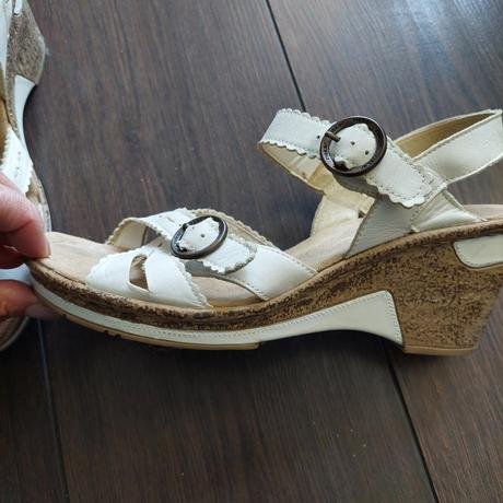 Sandalky kozene, rieker,41