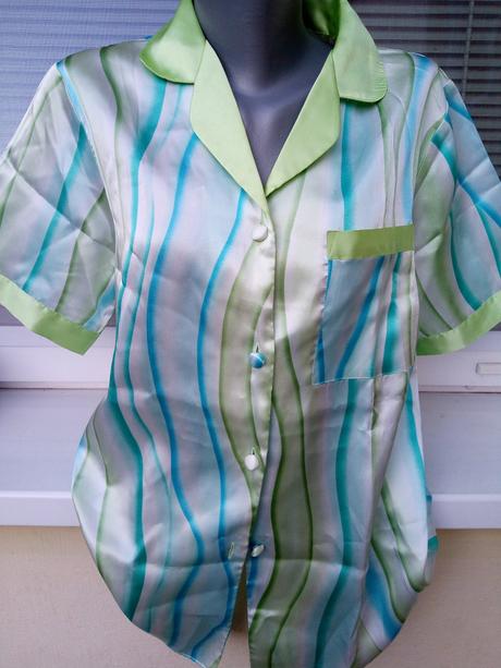 Letné saténové pyžamo, simone,38