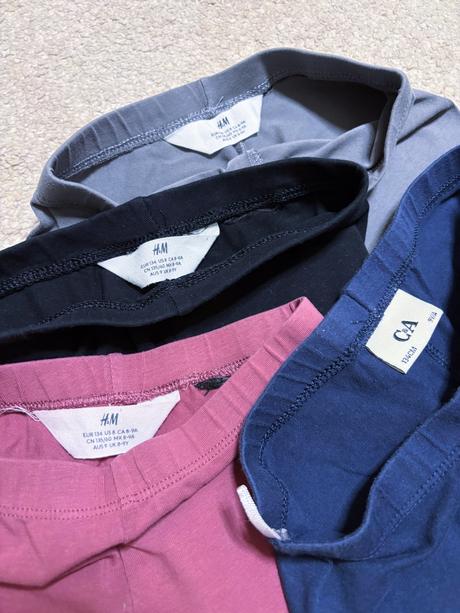 4ks legíny, h&m,134