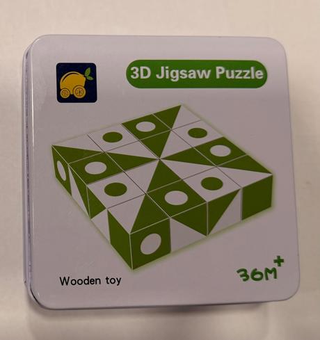 3d puzzle drevene priestorove kocky, 