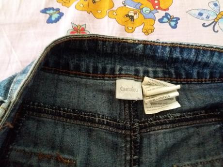 Riflová suknička, camaieu,38