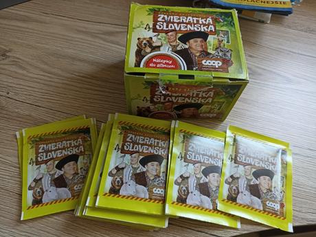 Nálepky spoznaj najkrajšie zvieratká slovenska, 