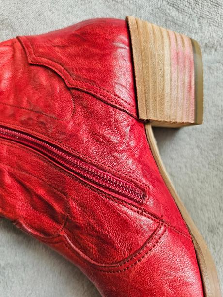 Kozene kotnikove cizmy, 38 / 39