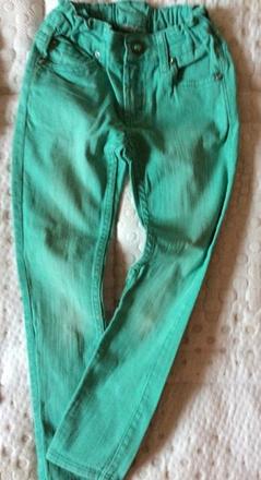 Dievčenské skinny zn. okay v. 116/122, okay,116