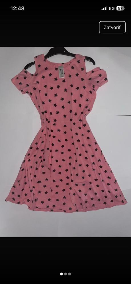 Letné šaty s hviezdičkami, c&a,146