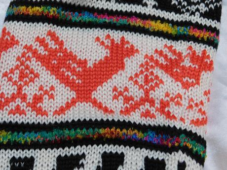 Suvenirne ponožky s ľudovým motívom, 37 / 38 / 39 / 40