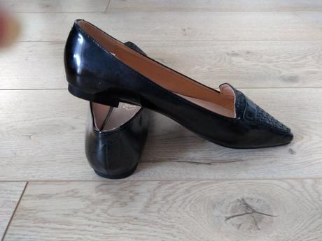Nové kvalitné čierne balerínky č.37, 38
