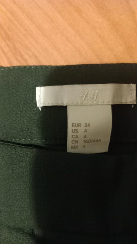 Nohavice, h&m,xs