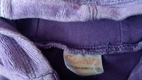 Fialová mikinka s kitty, 80