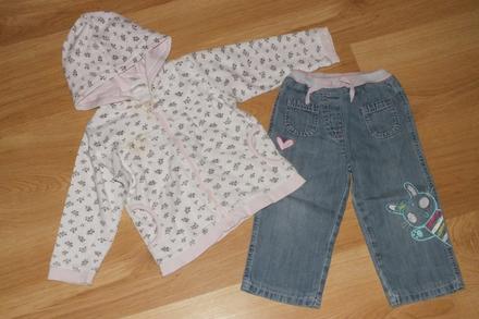 Rifle + mikina, h&m,80