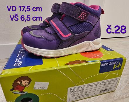 Celoročné topánky zn. protetika, protetika,28
