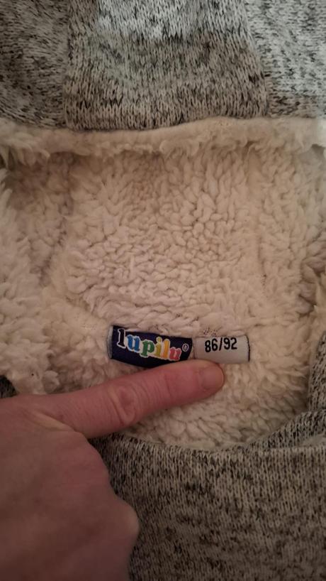 Teplá bundička s kapucňou, lupilu,86