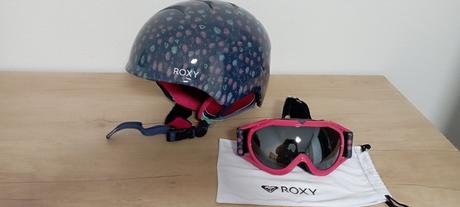 Lyžiarska prilba+ okuliare roxy, roxy