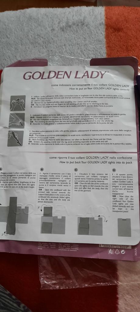 Pančucháče fialové zn. golden lady - veľ. m 50 den, m