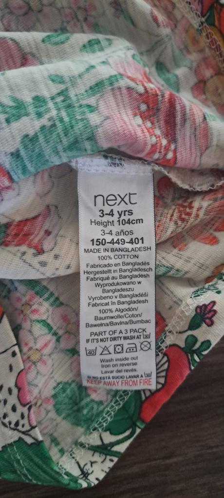 2x tričko next, next,104