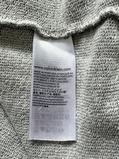 Calvin klein jeans šedé mikinové šaty/tunika veľko, calvin klein,m
