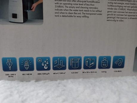 Air o swiss ultrazvukový zvlhčovač, 